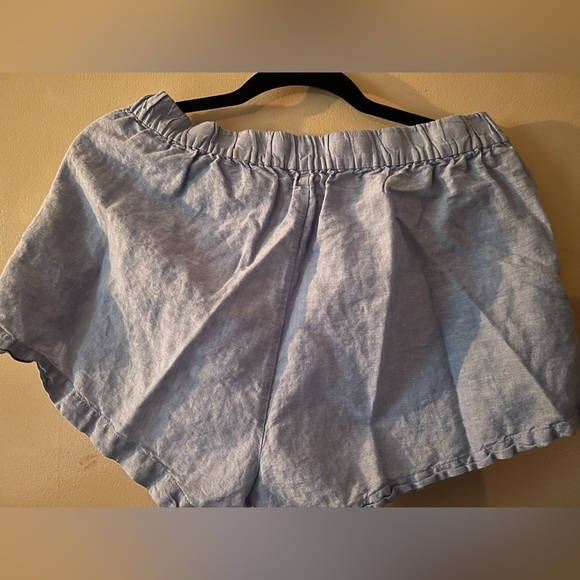 J.Crew linen cotton mix shorts lightweight medium waist tie preppy coastal - Picture 3 of 3